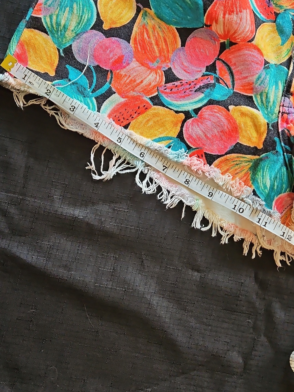 Zara Vibrant Fruit Pattern High Waist Shorts - Picture 10 of 12